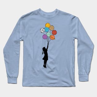 Planets balloons Long Sleeve T-Shirt